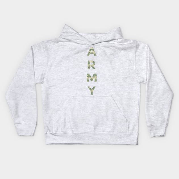 Army Kids Hoodie by GMAT